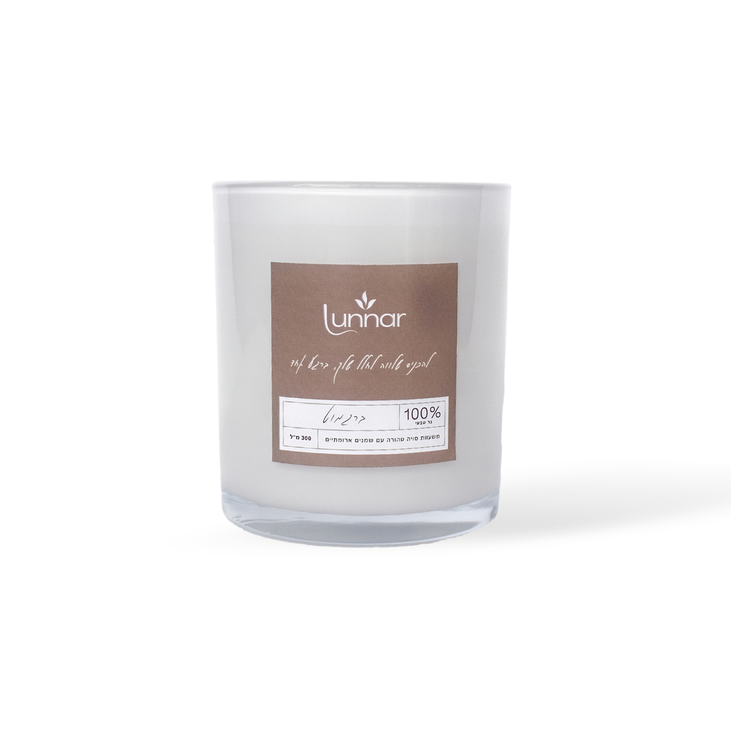 (300g) ברגמוט - GLOW נר