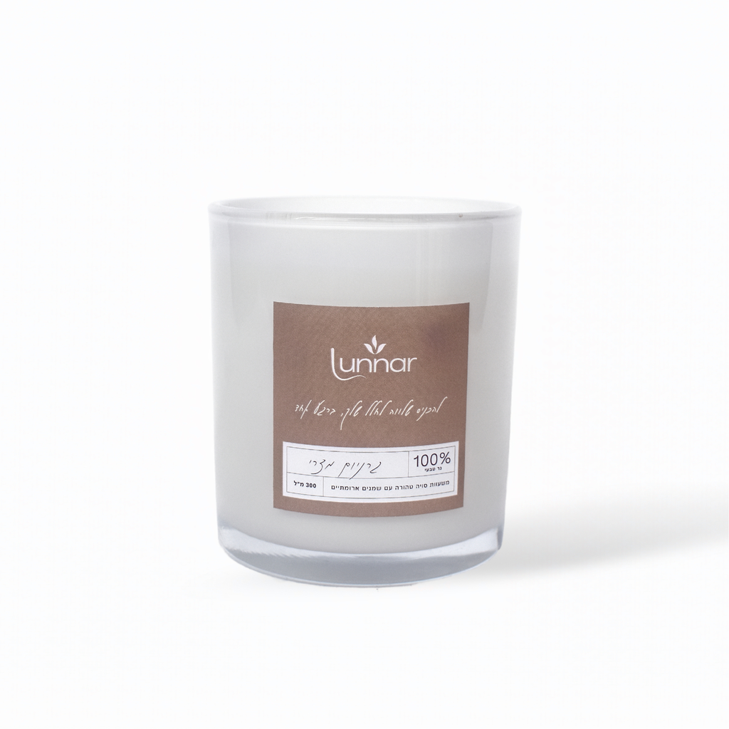 (300g) גרניום מצרי - LOVE נר