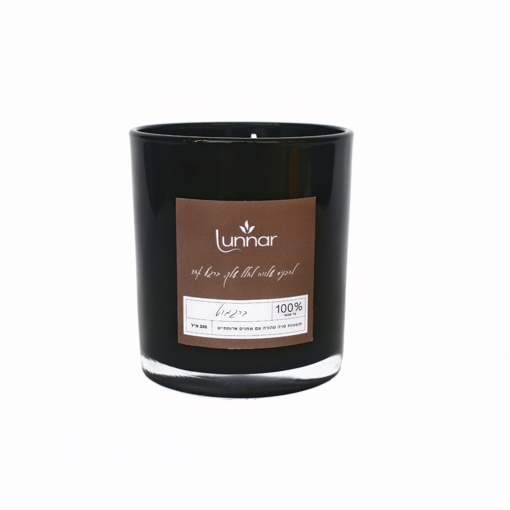 (300g) ברגמוט - GLOW נר